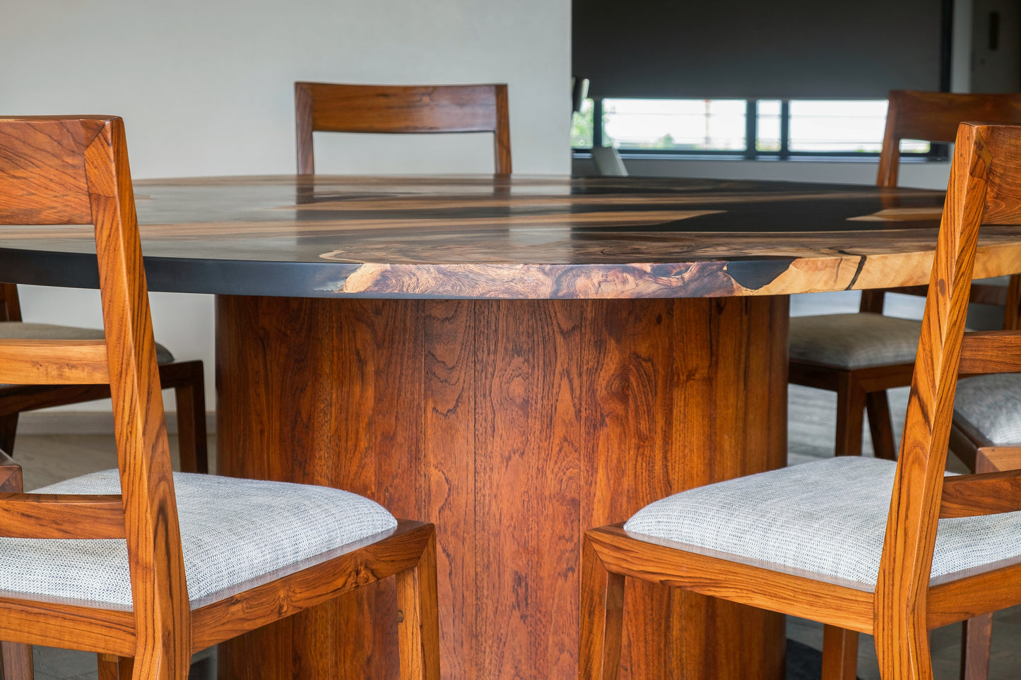 The Aabhar Round Dining Table