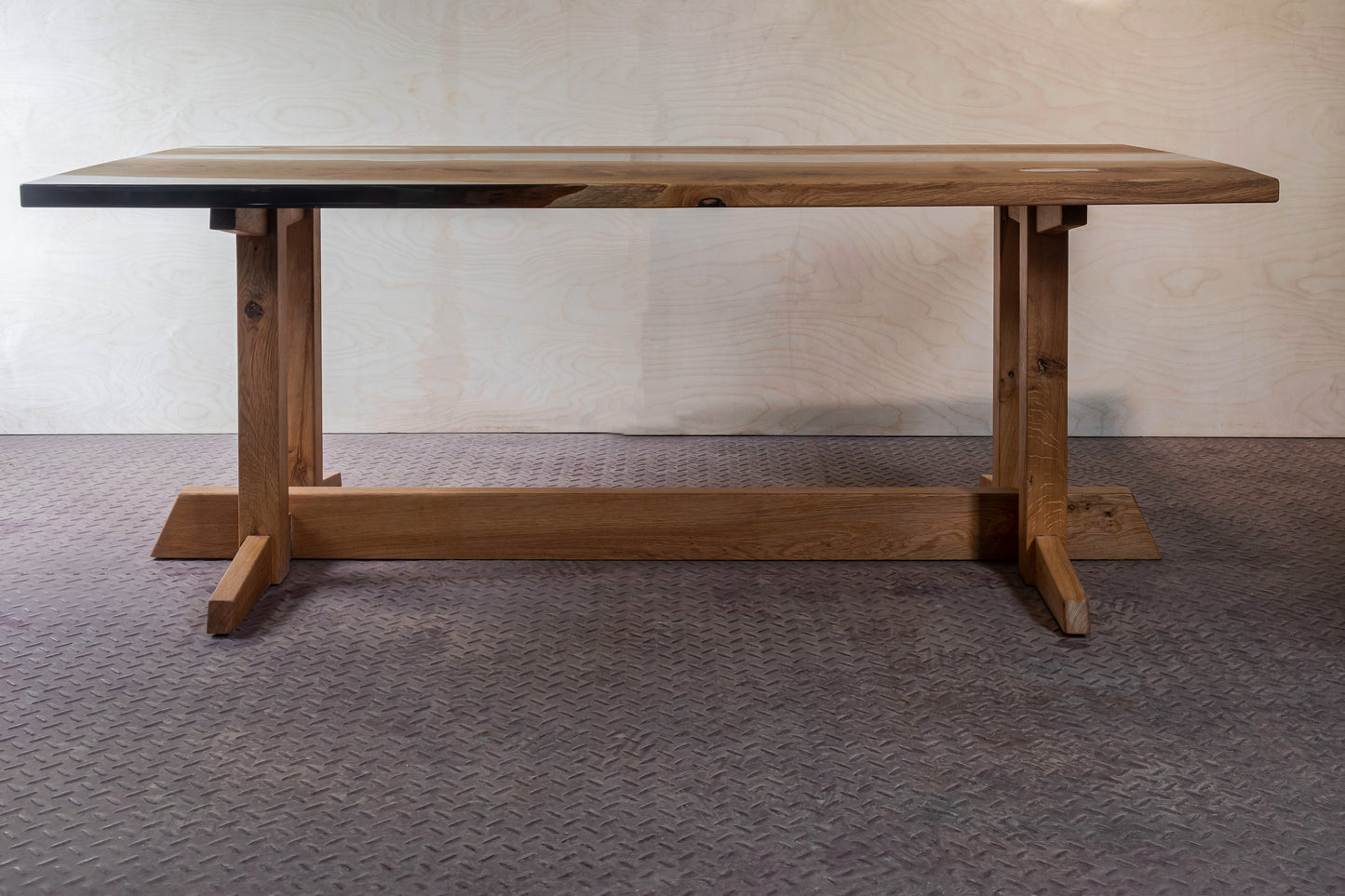 The Sahaj White Oak Dining Table