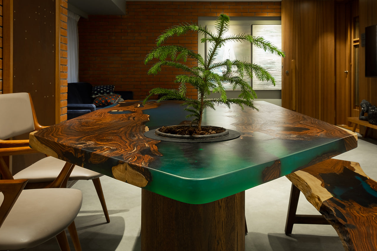 The Aviator Dining Table and Bench - II