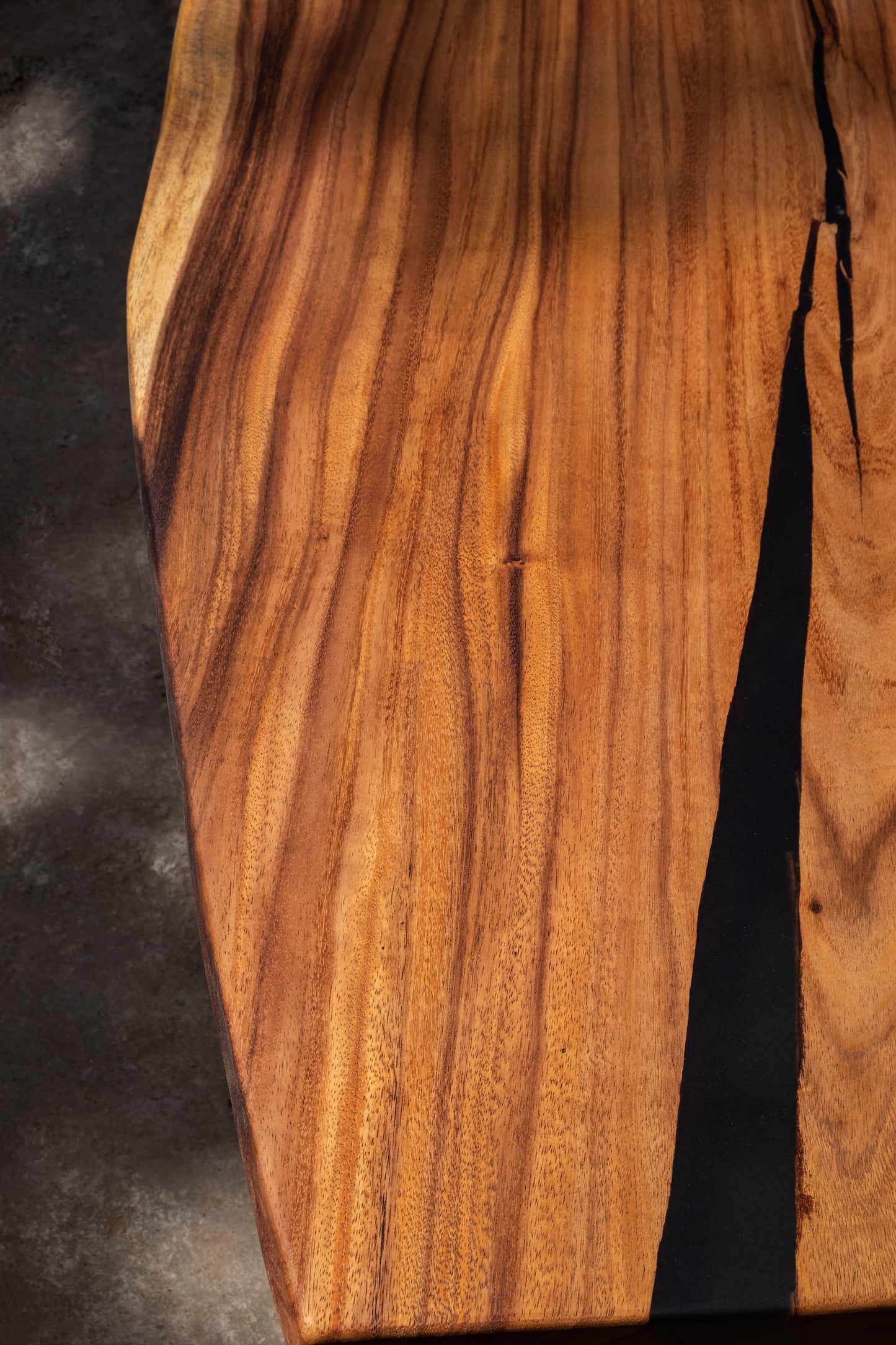 The Corner Office Live Edge Study Table