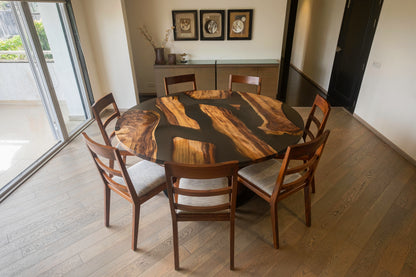 The Aabhar Round Dining Table