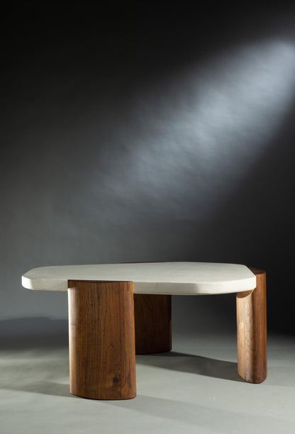 The White Marble Table | Jesmonite