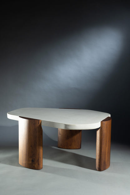 The White Marble Table | Jesmonite