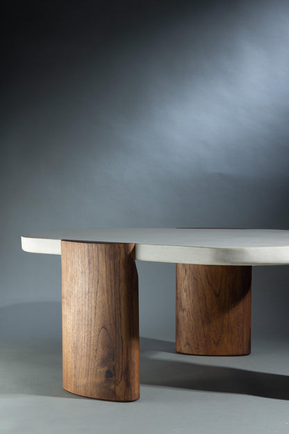 The White Marble Table | Jesmonite