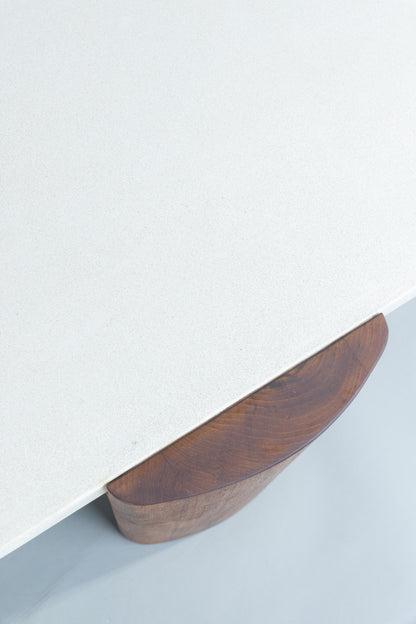 The White Marble Table | Jesmonite