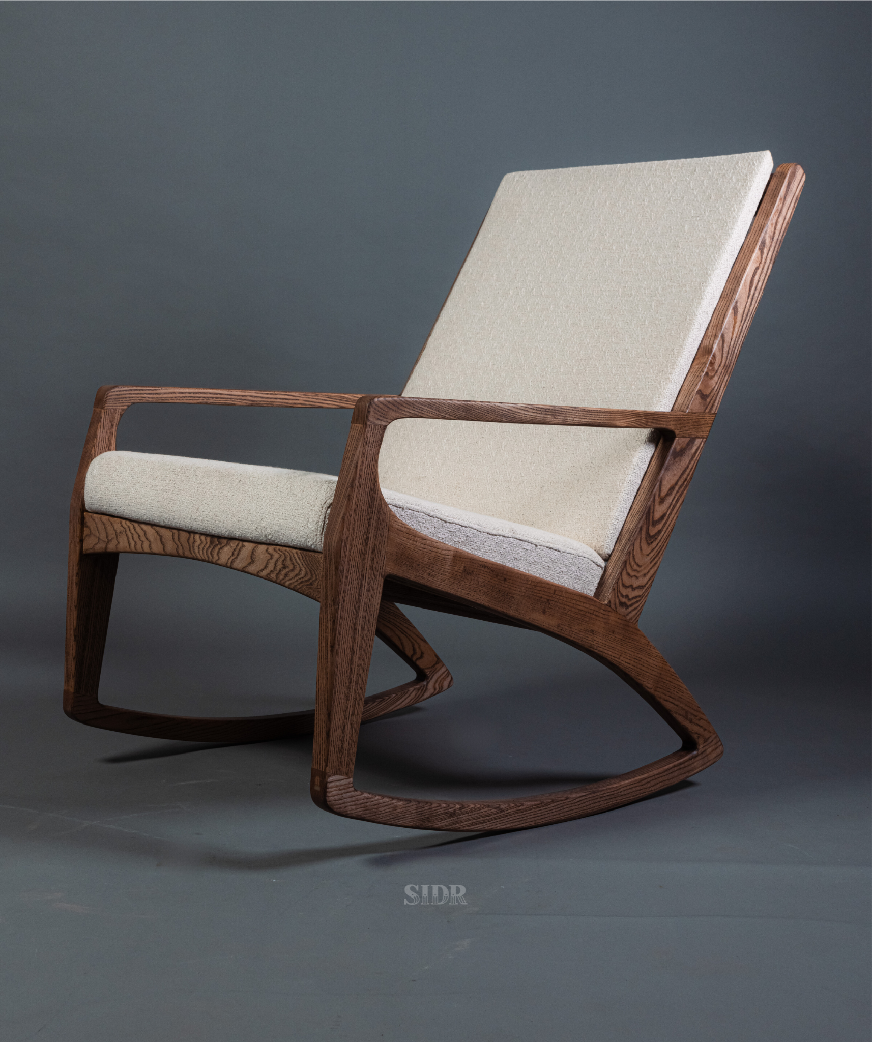 Ash Rocking Chair The White Ash Lehar Rocking Chair – SIDR