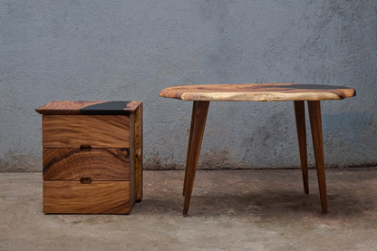 The Ember Chest of Drawers and Study Table