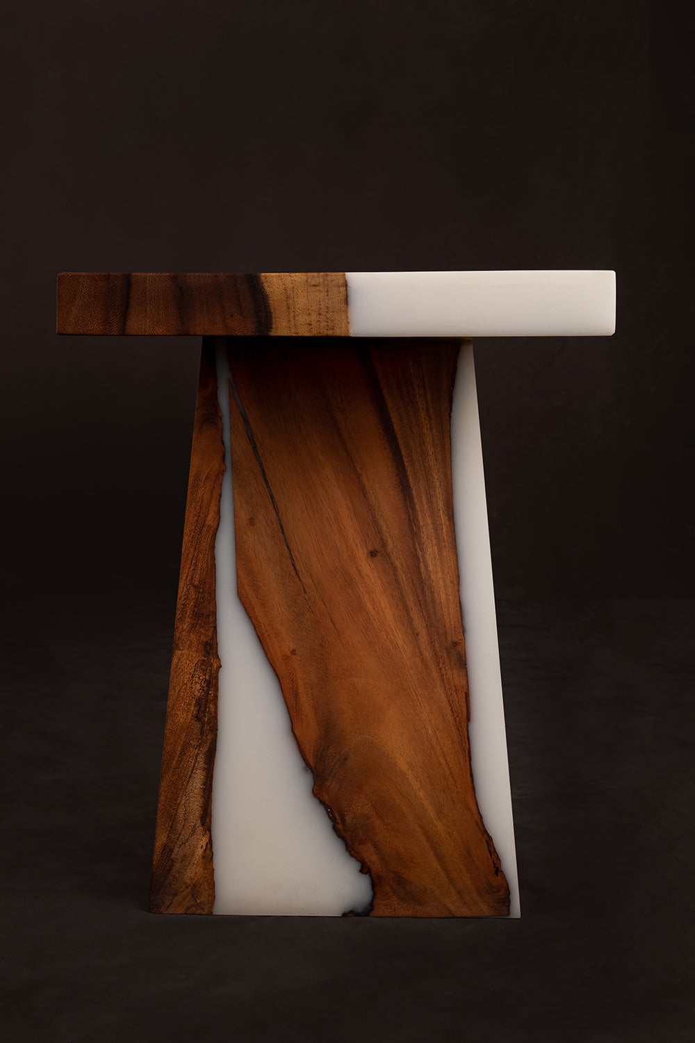 The Utsaah Wood and Resin Bench