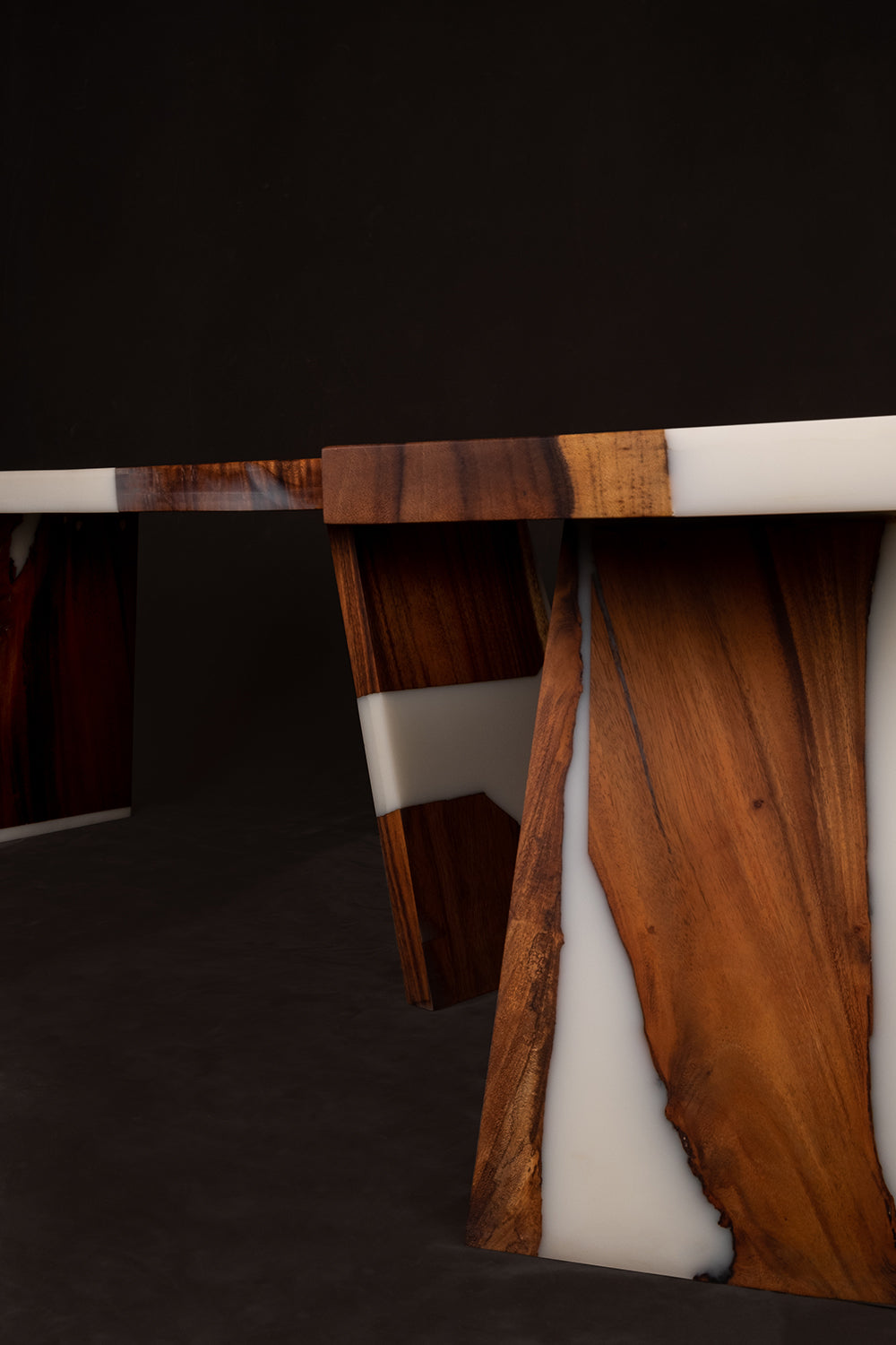 The Utsaah Wood and Resin Bench