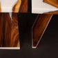 The Utsaah Wood and Resin Bench