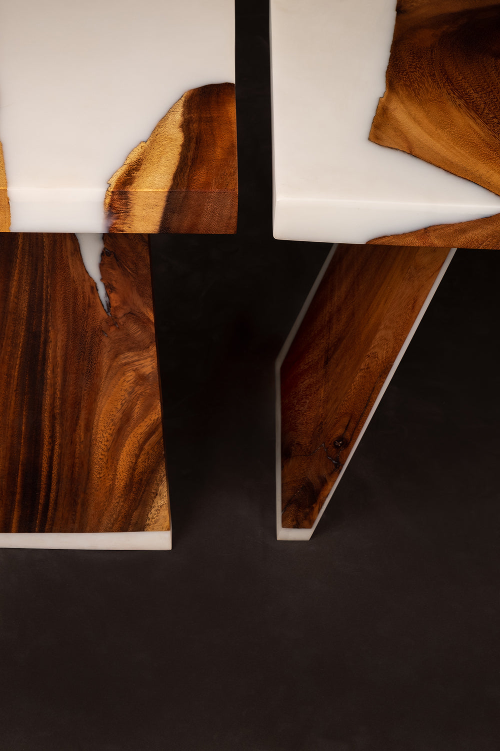 The Utsaah Wood and Resin Bench