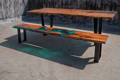 The Aviator Dining Table & Bench - I