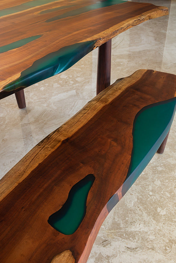 The Longroom Dining Table & Bench