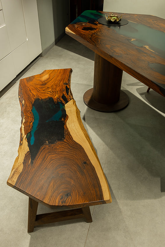 The Aviator Dining Table and Bench - II