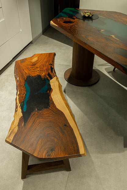 The Aviator Dining Table and Bench - II