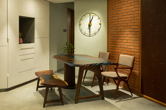 The Aviator Dining Table and Bench - II
