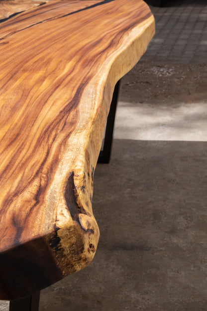 The Corner Office Live Edge Study Table