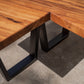 The Corner Office Live Edge Study Table