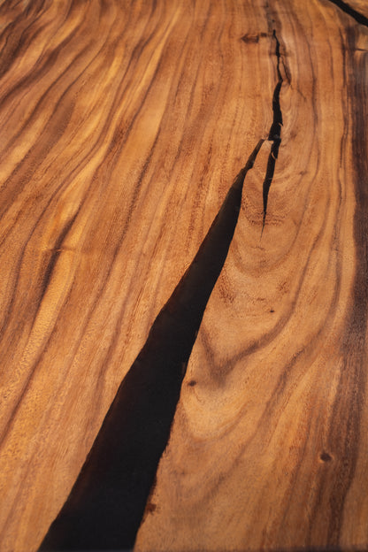 The Corner Office Live Edge Study Table