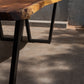 The Corner Office Live Edge Study Table