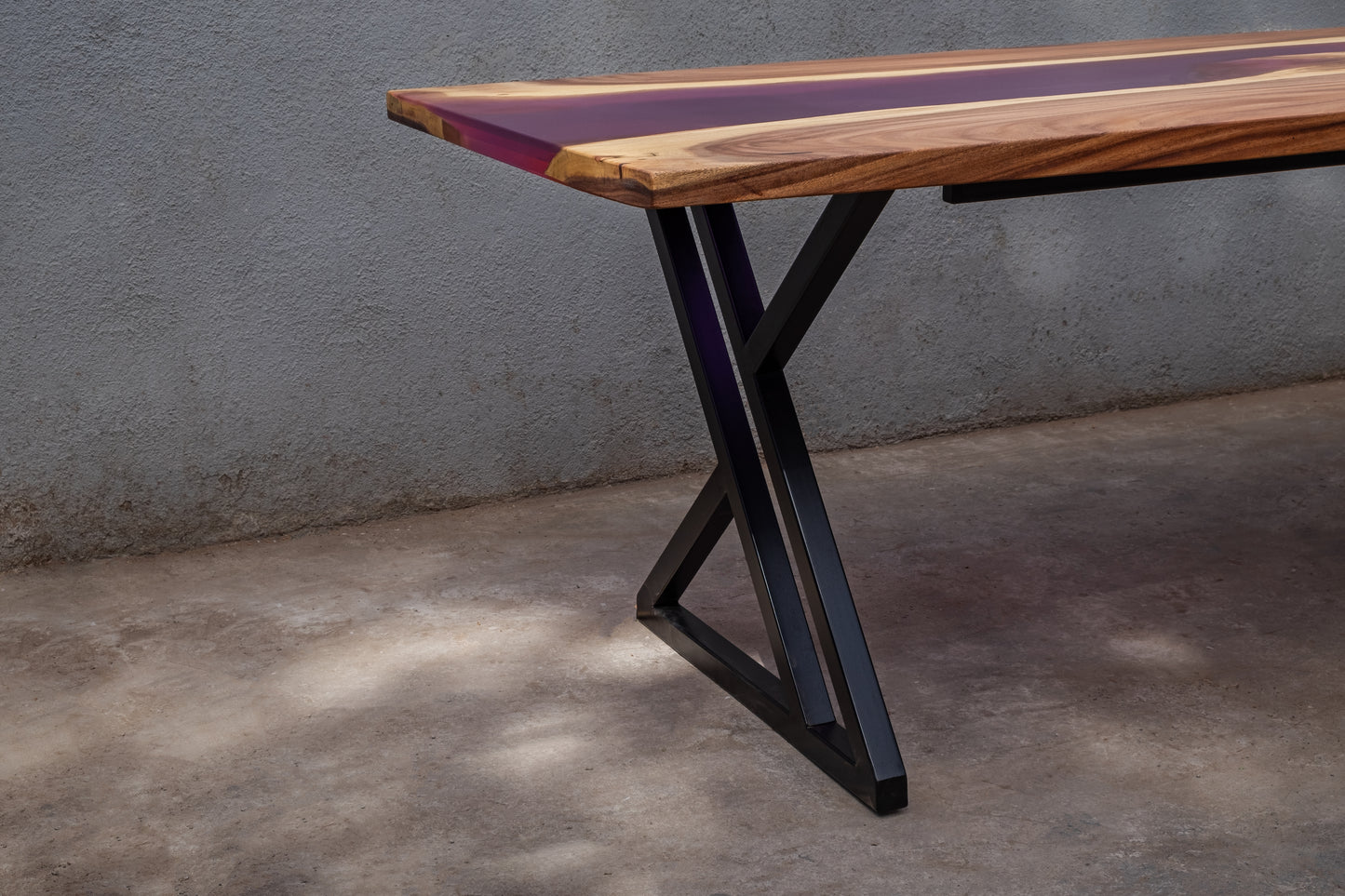 The Purple Chameleon Dining Table