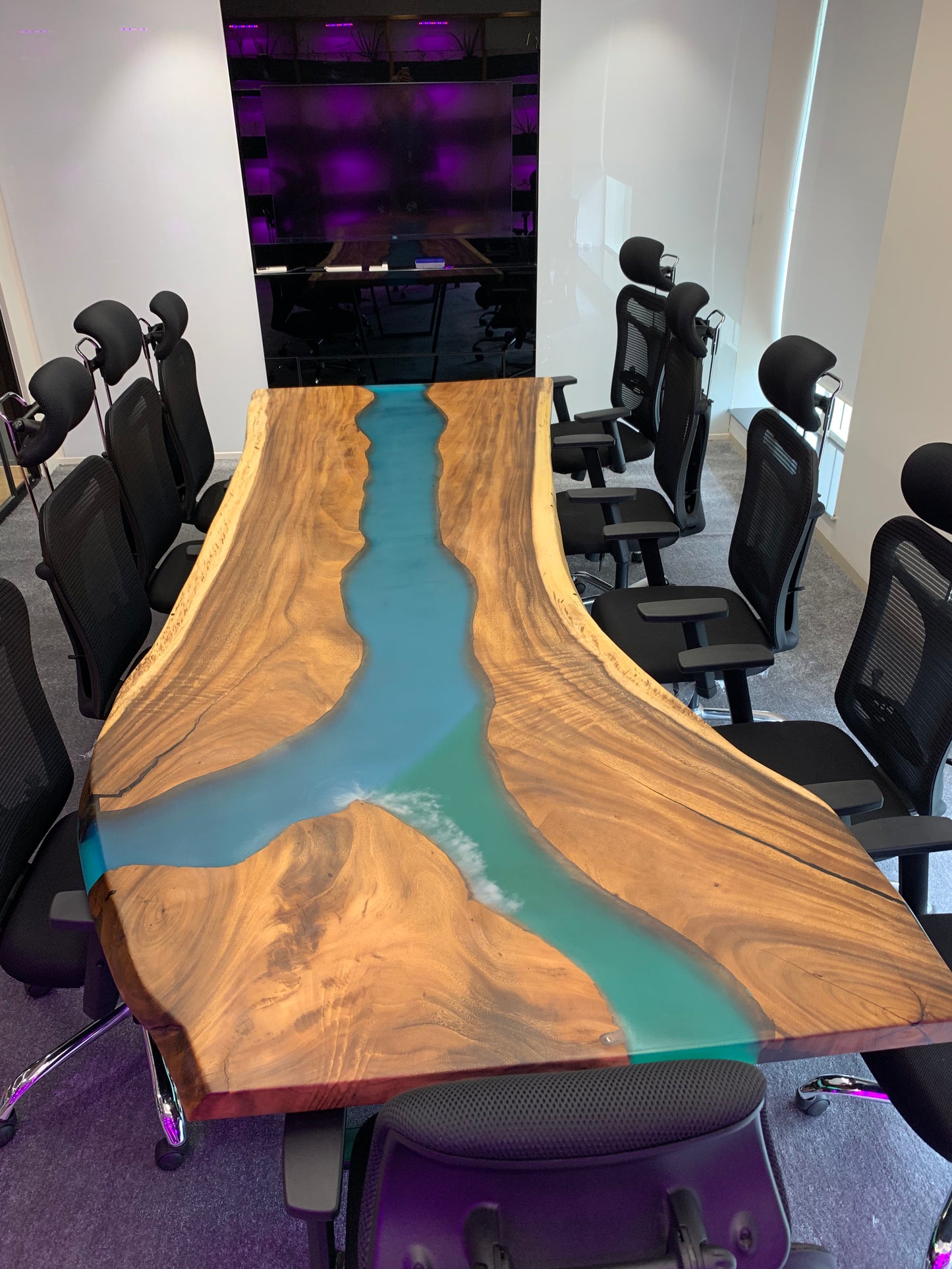 Ganga Sangam Live Edge Conference Table