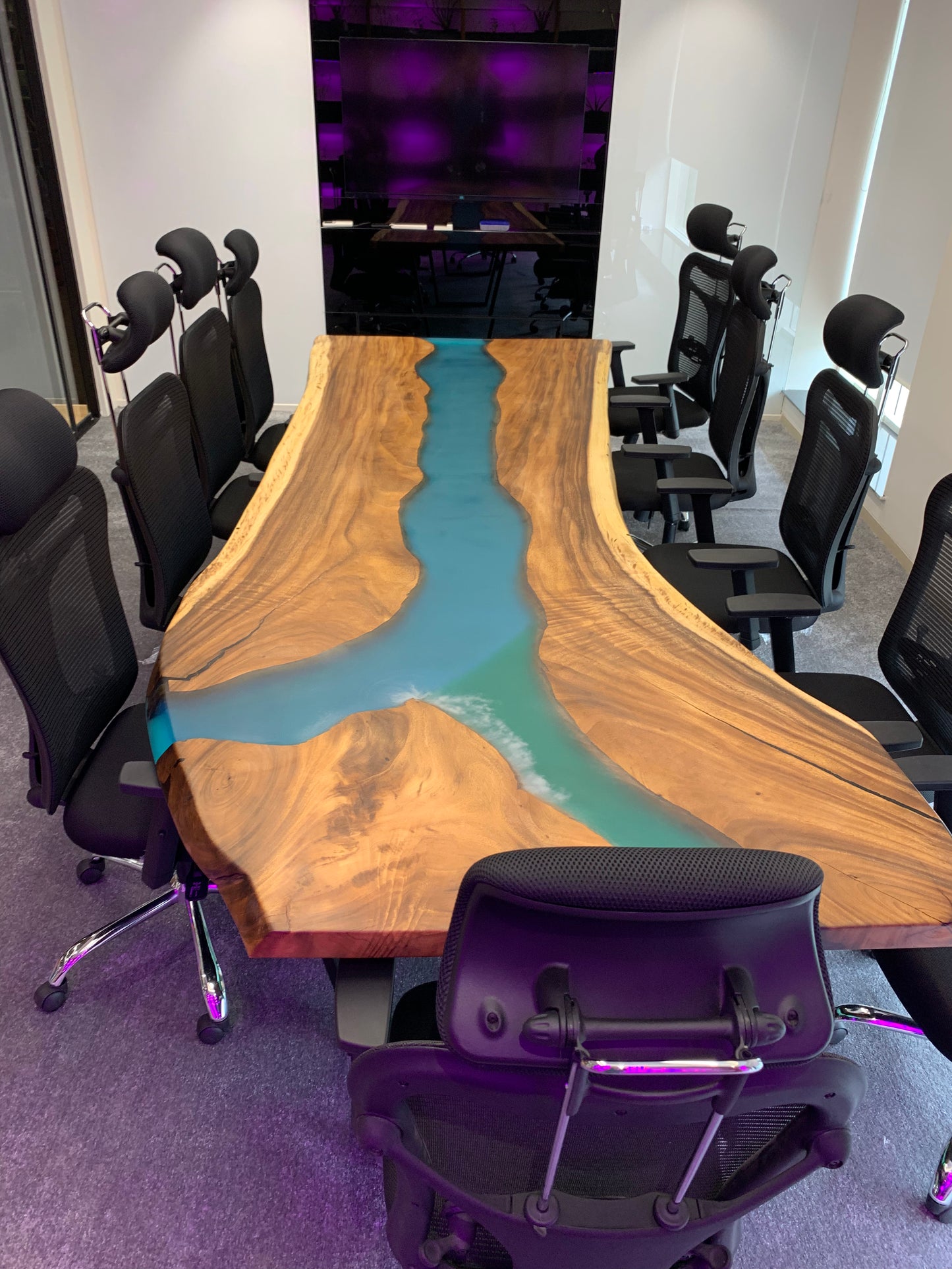 Ganga Sangam Live Edge Conference Table