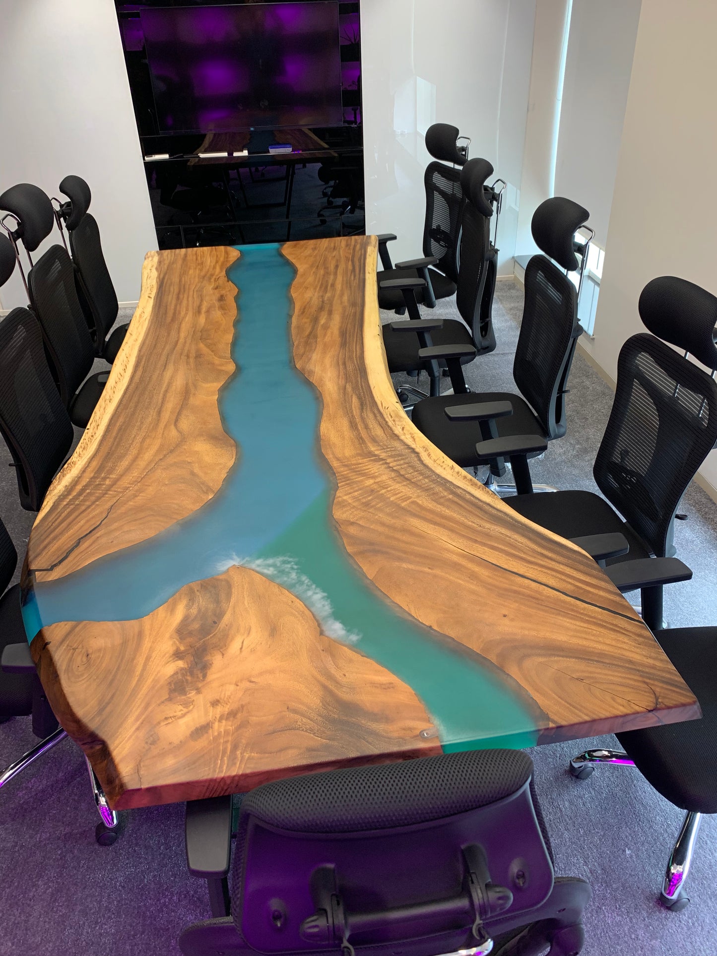 Ganga Sangam Live Edge Conference Table