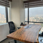 The Corner Office Live Edge Study Table